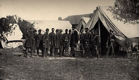 US Constitution - Abraham Lincoln at Gen. George McClellan's Headquarters