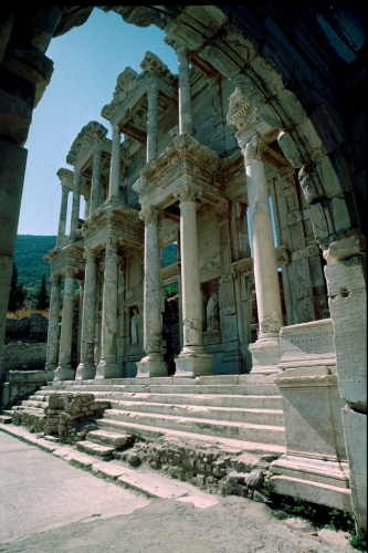 Ruins of Celsus Library in Ephesus